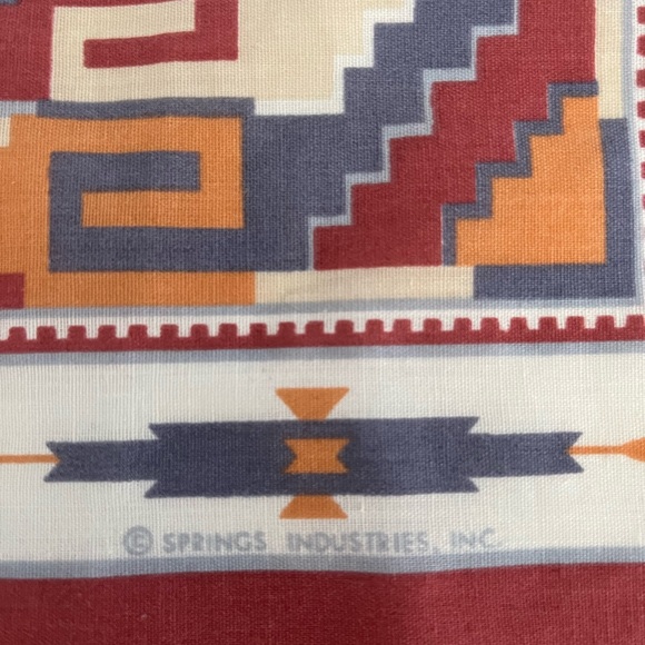 Spring’s Industries Vintage Southwest Aztec
Bandana/Scarf. Square 21x21. - Picture 3 of 4